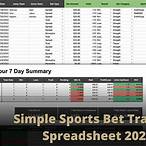 bet tracking spreadsheet